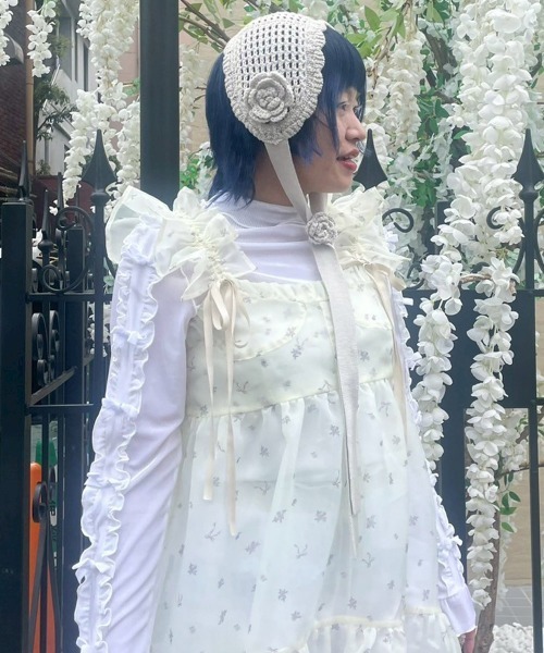 Candy Stripper(キャンディストリッパー)の「GARDEN BUSTIER ドレス(ワンピース・レディース・オフホワイト/イエロー系その他/ブラック・FREE)」の19枚目の写真