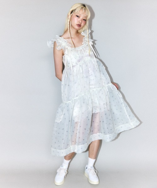 セール】GARDEN BUSTIER ドレス（ワンピース）｜Candy Stripper