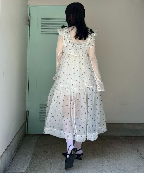 セール】GARDEN BUSTIER ドレス（ワンピース）｜Candy Stripper