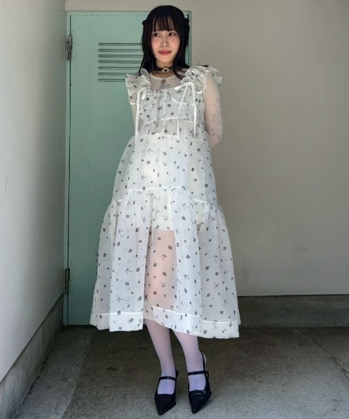 セール】GARDEN BUSTIER ドレス（ワンピース）｜Candy Stripper