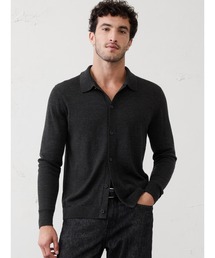 BANANA REPUBLIC FACTORY STORE | BANANA REPUBLIC FACTORY STORE メリノウール ボタンスルー ポロセーター(カーディガン/ボレロ)