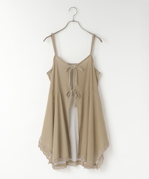 LOWRYS FARM（ローリーズファーム）の「２ＷＡＹカットベロアミニワンピース　578265（ワンピース・レディース・ブラック/ベージュ/ブラウン・FREE）」の11枚目の写真