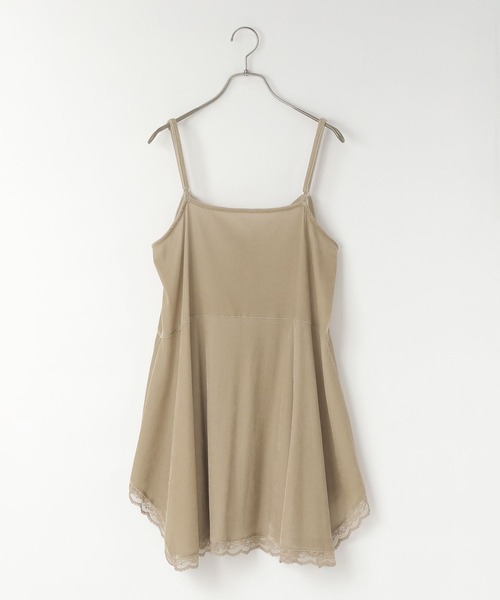 LOWRYS FARM 【上下セット】２ＷＡＹカットベロアミニワンピース他 LOWRYS FARM｜2WAYカットベロアミニワンピース | Rakuten