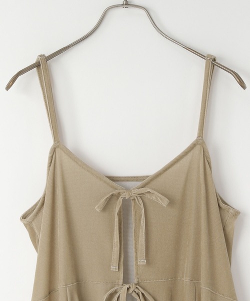 2WAYカットベロアミニワンピース 578265（ワンピース）｜LOWRYS