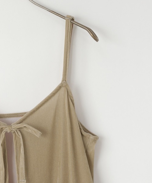 LOWRYS FARM（ローリーズファーム）の「２ＷＡＹカットベロアミニワンピース　578265（ワンピース・レディース・ブラック/ベージュ/ブラウン・FREE）」の14枚目の写真