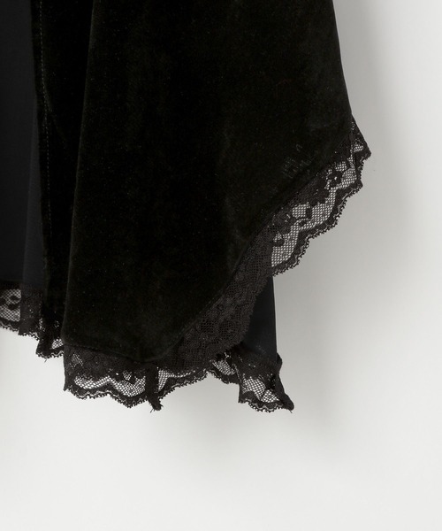 LOWRYS FARM（ローリーズファーム）の「２ＷＡＹカットベロアミニワンピース　578265（ワンピース・レディース・ブラック/ベージュ/ブラウン・FREE）」の20枚目の写真