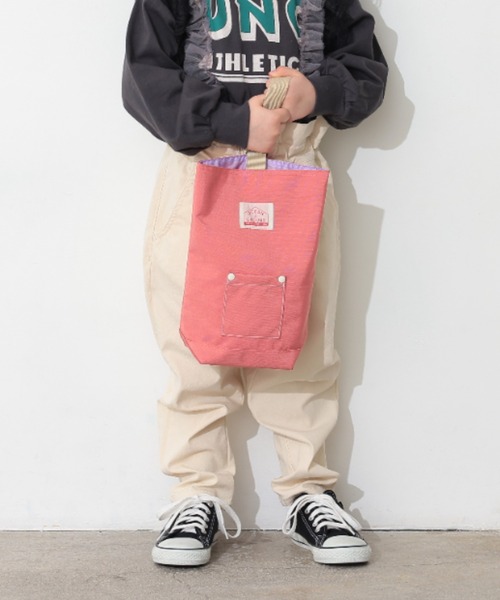 Ocean&Ground（オーシャン&グラウンド）の「ｼｭｰｽﾞBAG GOODAY（トートバッグ・キッズ・ピンク/グリーン/エメラルド/ブラック/ダークネイビー/ターコイズブルー/ブルー/マスタード/ミント/ラベンダー/ライトパープル/ベージュ/レッド・FREE）」の12枚目の写真