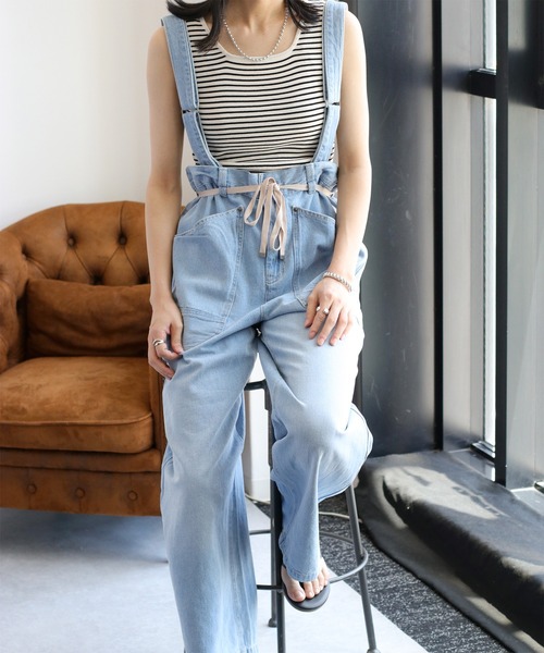 ✨️soulberry✨️サスペンダー付きデニムサロペットМ ✨️soulberry✨️サスペンダー付きデニムサロペットМ soulberryデニム