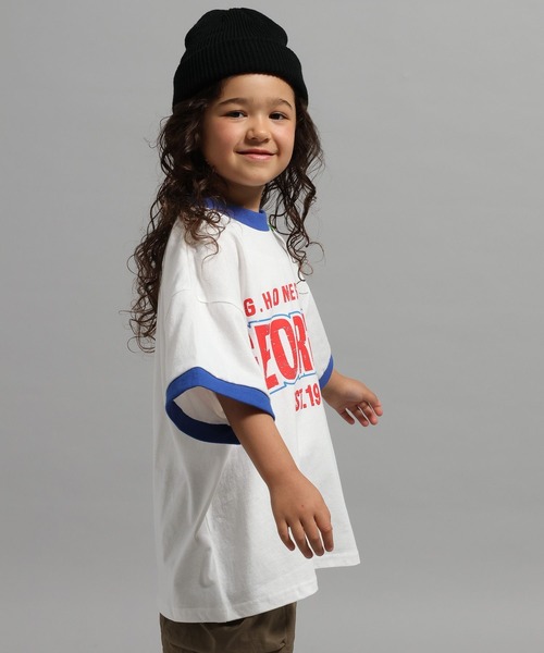 GEORGE'S(ジョージズ)の「【KIDS】ロゴヴィンテージTシャツ(Tシャツ/カットソー・キッズ・チャコールグレー/オフホワイト・150cm/130cm/110cm)」の21枚目の写真