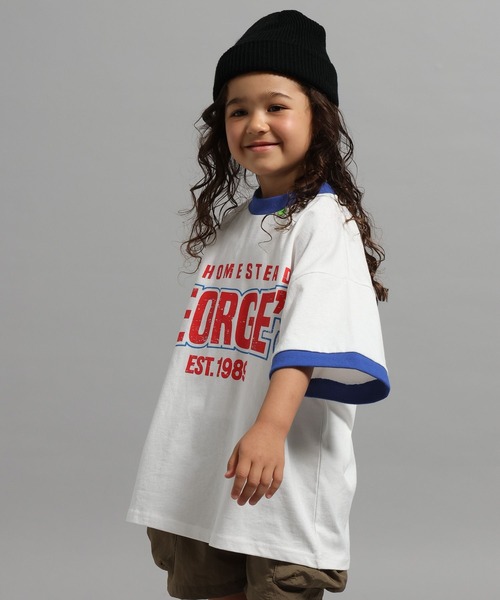 GEORGE'S(ジョージズ)の「【KIDS】ロゴヴィンテージTシャツ(Tシャツ/カットソー・キッズ・チャコールグレー/オフホワイト・150cm/130cm/110cm)」の22枚目の写真