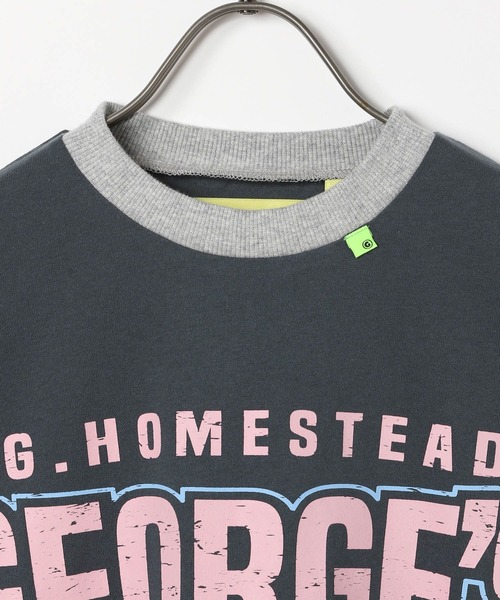 GEORGE'S(ジョージズ)の「【KIDS】ロゴヴィンテージTシャツ(Tシャツ/カットソー・キッズ・チャコールグレー/オフホワイト・150cm/130cm/110cm)」の6枚目の写真