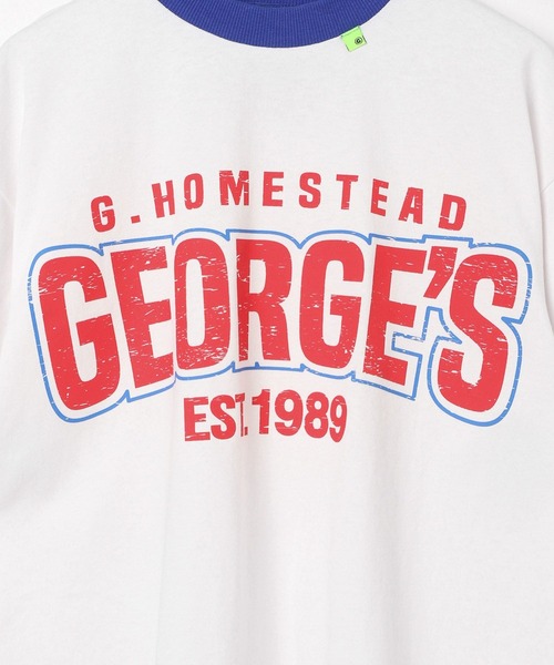 GEORGE'S(ジョージズ)の「【KIDS】ロゴヴィンテージTシャツ(Tシャツ/カットソー・キッズ・チャコールグレー/オフホワイト・150cm/130cm/110cm)」の10枚目の写真