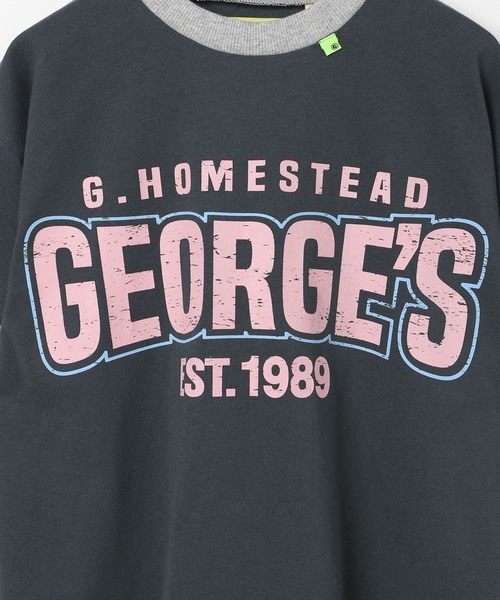 GEORGE'S(ジョージズ)の「【KIDS】ロゴヴィンテージTシャツ(Tシャツ/カットソー・キッズ・チャコールグレー/オフホワイト・150cm/130cm/110cm)」の11枚目の写真