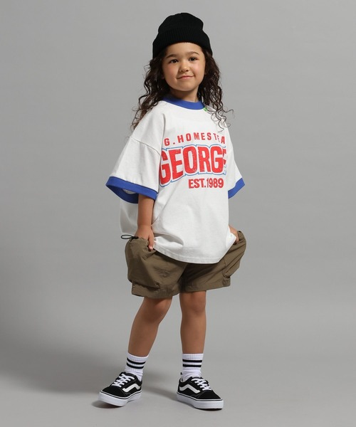 GEORGE'S(ジョージズ)の「【KIDS】ロゴヴィンテージTシャツ(Tシャツ/カットソー・キッズ・チャコールグレー/オフホワイト・150cm/130cm/110cm)」の15枚目の写真