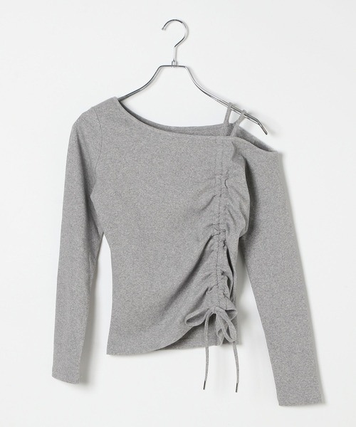 Heather（ヘザー）の「ドロストカットソー　581494（Tシャツ/カットソー・レディース・アッシュグレー/杢グレー/スミクロ・FREE）」の17枚目の写真