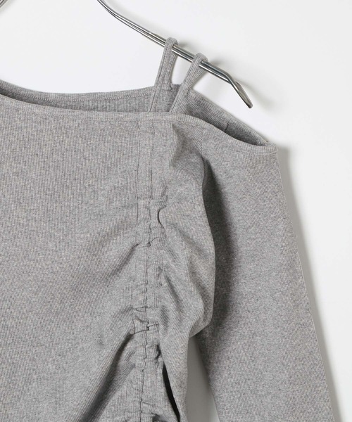 Heather（ヘザー）の「ドロストカットソー　581494（Tシャツ/カットソー・レディース・アッシュグレー/杢グレー/スミクロ・FREE）」の19枚目の写真