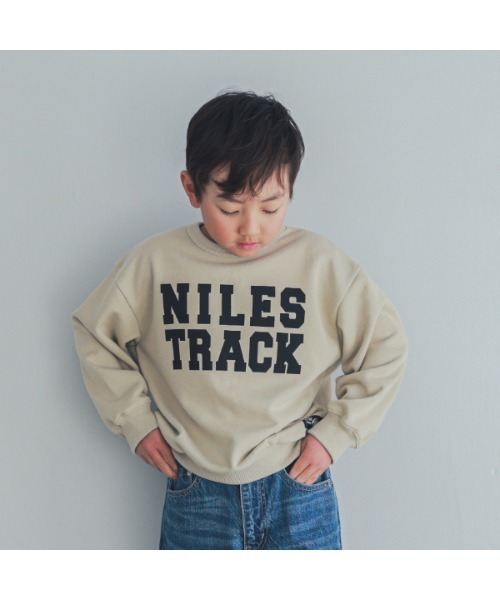 ZERO standerd(ゼロスタンダード)の「ゼロスタンダード NILES トレーナー(スウェット・キッズ・チャコールグレー/ブラック/サンドベージュ・160cm/150cm/140cm/130cm/120cm/110cm/100cm)」の3枚目の写真