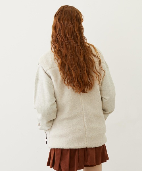 MILKFED.（ミルクフェド）の「LOGO BOA VEST（ベスト・レディース・オフホワイト/ブルー/ブラック・ONE SIZE）」の15枚目の写真