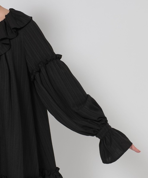 LOWRYS FARM（ローリーズファーム）の「アソートフリルチュニックブラウス　 587858（シャツ/ブラウス・レディース・ブラウン/ブラック/アイボリー/その他・FREE）」の21枚目の写真