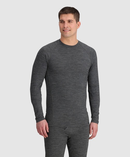 OUTDOOR RESEARCH(アウトドアリサーチ)の「OUTDOOR RESEARCH/アウトドアリサーチ Alpine Onset Merino 150 Crew(その他トップス・メンズ・ダークグレー・MEDIUM/LARGE)」の2枚目の写真