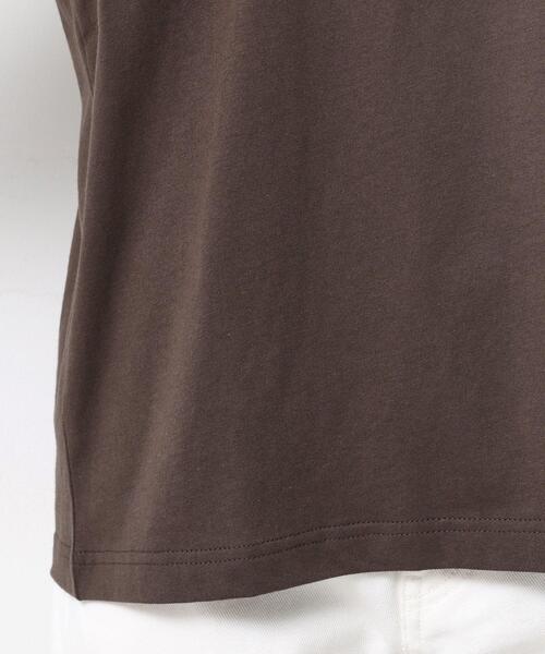 Dessin(デッサン)の「【ユニセックス・洗える】Deddy刺繍入り オーガニックコットンTシャツ(Tシャツ/カットソー・レディース・ブラウン系その他/ホワイト系/ライトイエロー系・04/03/02/01)」の18枚目の写真