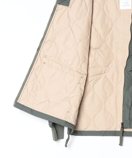 fridge(フリッジ)の「【TAION】タイオン MILITARY W-ZIP DOWN HOODIE TAION-106WZPML-1(ダウンジャケット/コート・メンズ・オリーブ/ブルー系その他/カーキ系/ブラック・X-LARGE/LARGE/MEDIUM/SMALL)」の6枚目の写真