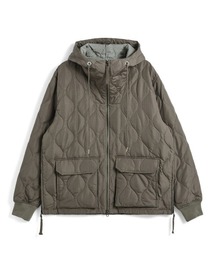 fridge(�t���b�W)�́yTAION�z�^�C�I�� MILITARY W-ZIP DOWN HOODIE TAION-106WZPML-1(�_�E���W���P�b�g/�R�[�g)