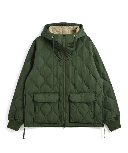 fridge(フリッジ)の「【TAION】タイオン MILITARY W-ZIP DOWN HOODIE TAION-106WZPML-1(ダウンジャケット/コート・メンズ・オリーブ/ブルー系その他/カーキ系/ブラック・X-LARGE/LARGE/MEDIUM/SMALL)」の1枚目の写真
