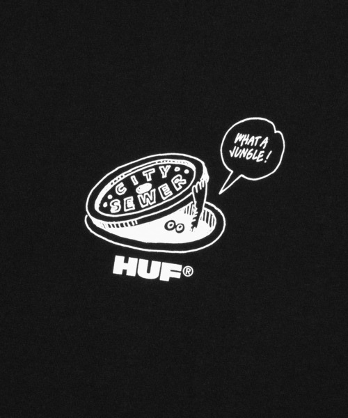 HUF(ハフ)の「WHAT A JUNGLE TEE(Tシャツ/カットソー・メンズ・ホワイト/ブラック・XXL/XL/L/M/S)」の8枚目の写真