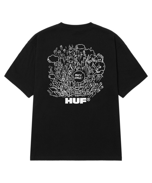 HUF(ハフ)の「WHAT A JUNGLE TEE(Tシャツ/カットソー・メンズ・ホワイト/ブラック・XXL/XL/L/M/S)」の5枚目の写真