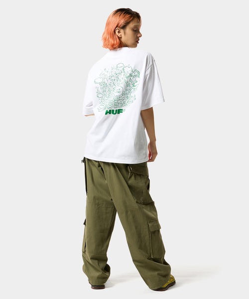 HUF(ハフ)の「WHAT A JUNGLE TEE(Tシャツ/カットソー・メンズ・ホワイト/ブラック・XXL/XL/L/M/S)」の16枚目の写真