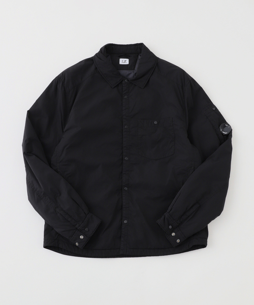 C.P. COMPANY（シーピーカンパニー）の「C.P. Company / シーピーカンパニー OVERSHIRT PADDED IN CHROME-R（ブルゾン・メンズ・オレンジ/ブラック・MEDIUM/LARGE）」の2枚目の写真