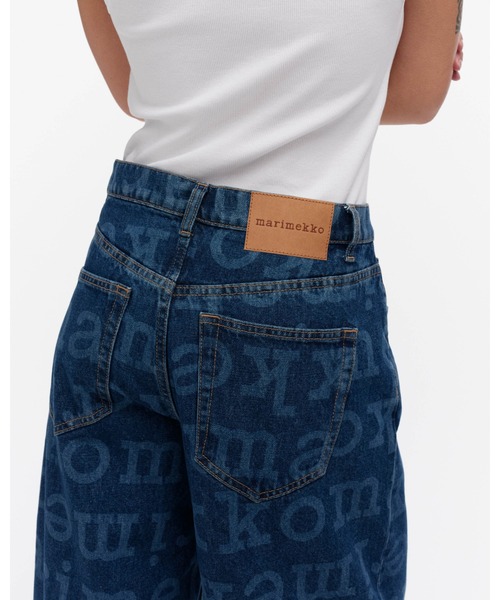 Maridenim】 Loose Logo S / jeans（デニムパンツ）｜marimekko