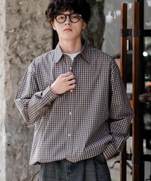 sfc チェック柄オーバーサイズシャツ ベージュ系 DOOPZ（ドープス） シャツ CLASSIC CHECK OVERSIZED SHIRT