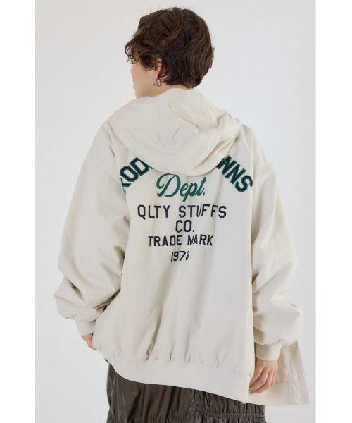 RODEO CROWNS WIDE BOWL（ロデオクラウンズワイドボウル）の「ワークフーデッドジャケット（その他アウター・レディース・ブラック/ブラウン/アイボリー/ブルー・MEDIUM/LARGE）」の16枚目の写真