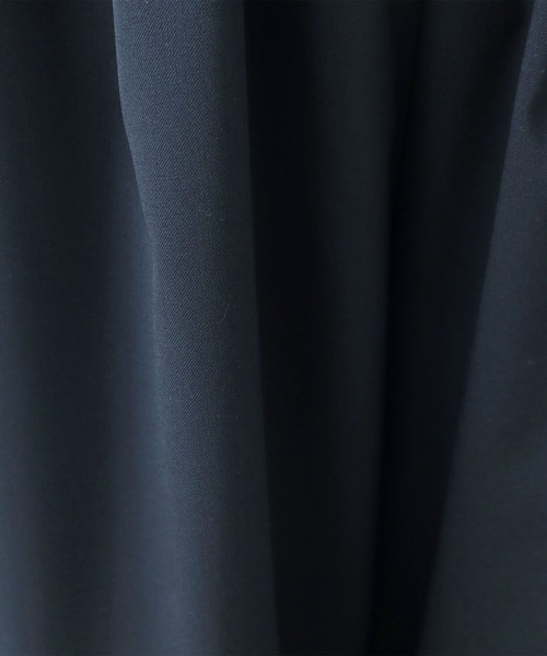 bulle de savon(ビュルデサボン)の「2/80 TWツイル タックパンツ(スラックス・レディース・ブラック/グレー・FREE)」の21枚目の写真