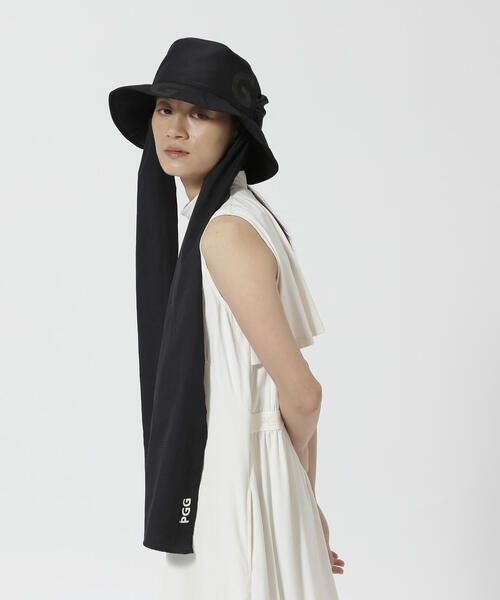PGG】【公式オンライン&直営店舗限定】UVスカーフ付きハット (LADIES