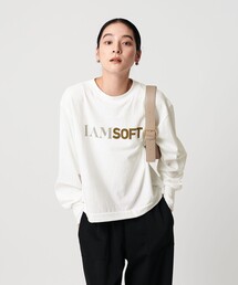 新品【AMERICANA/アメリカーナ】ヘンリー ロングスリーブ Tシャツ白 AMERICANA｜アメリカーナのTシャツ/カットソー（ホワイト/白色系