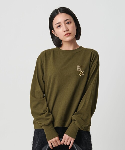 【AMERICANA】ハーフネック ロングスリーブTシャツ・フーディー 別注】＜Americana＞ロゴロングスリーブTシャツ（Tシャツ