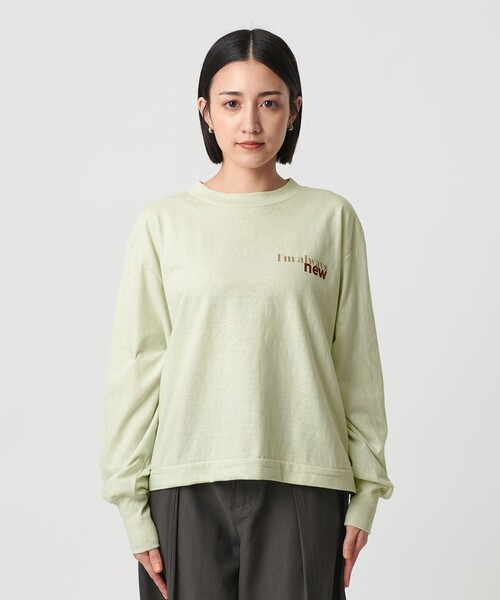 【AMERICANA】ハーフネック ロングスリーブTシャツ・フーディー AMERICANA tシャツ 「Americana」フットボール ロングスリーブT
