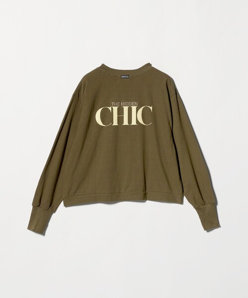 AMERICANA（アメリカーナ）の「【別注】＜Americana＞ロゴロングスリーブTシャツ（Tシャツ/カットソー・レディース・ライム/ホワイト/オリーブ・FREE）」の17枚目の写真