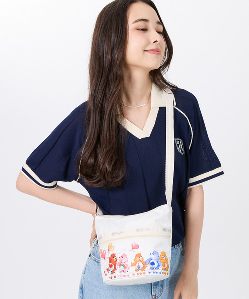 LeSportsac(レスポートサック)の「MINI BUCKET SHOULDER BAG ケアベアローラースケート(ショルダーバッグ・レディース・ホワイト・FREE)」の1枚目の写真