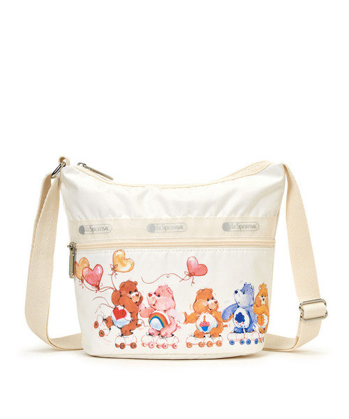 LeSportsac(レスポートサック)の「MINI BUCKET SHOULDER BAG ケアベアローラースケート(ショルダーバッグ・レディース・ホワイト・FREE)」の4枚目の写真