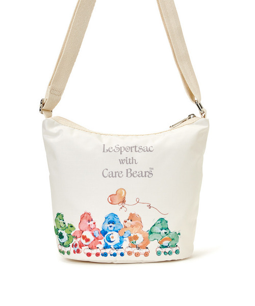 LeSportsac(レスポートサック)の「MINI BUCKET SHOULDER BAG ケアベアローラースケート(ショルダーバッグ・レディース・ホワイト・FREE)」の6枚目の写真