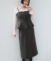 ビスチェドッキングライクキャミワンピース