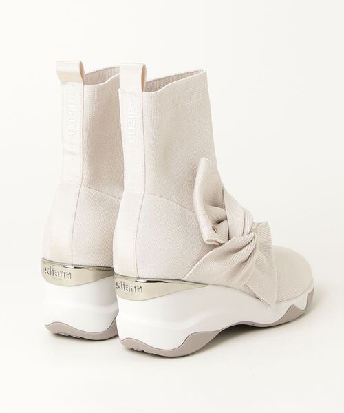 セール】【撥水加工】ニットショートブーツ（ブーツ）｜+diana（プラス