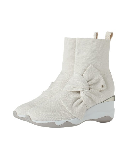 セール】【撥水加工】ニットショートブーツ（ブーツ）｜+diana（プラス