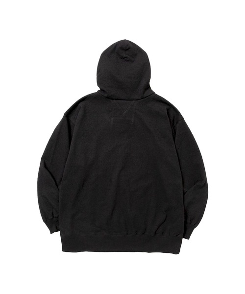 meanswhile（ミーンズワイル）の「Mexican Hooded Sweatshirt（パーカー・メンズ・ブラック/ナチュラル・2(M)/3(L)）」の8枚目の写真