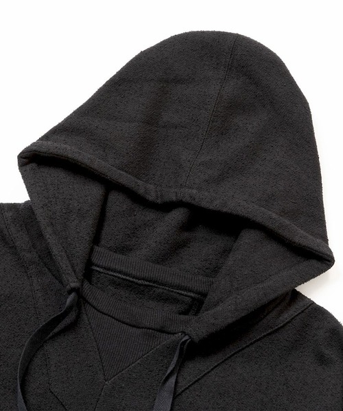 meanswhile（ミーンズワイル）の「Mexican Hooded Sweatshirt（パーカー・メンズ・ブラック/ナチュラル・2(M)/3(L)）」の9枚目の写真