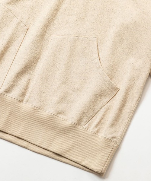 meanswhile（ミーンズワイル）の「Mexican Hooded Sweatshirt（パーカー・メンズ・ブラック/ナチュラル・2(M)/3(L)）」の6枚目の写真
